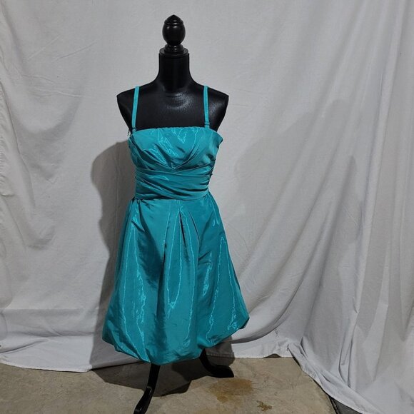 Le Chateau Teal Prom Dress - Picture 1 of 16
